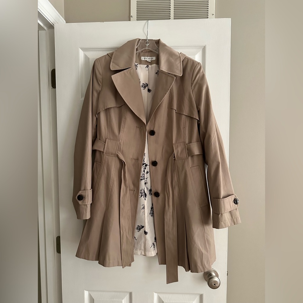 Via Spiga Rain Trench Coat